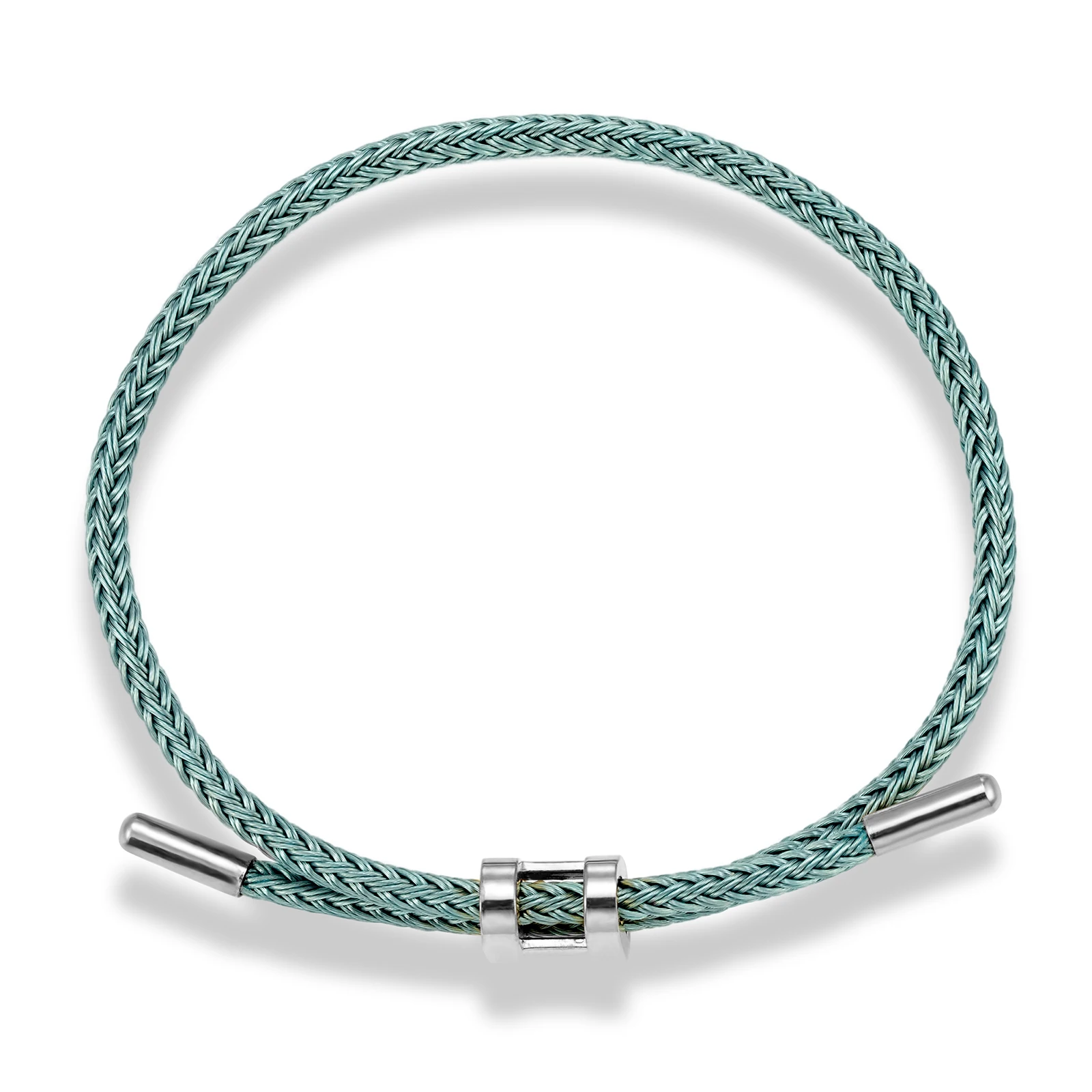 Luxuriöses Mehrfarbiges Handgefertigtes Armband für Damen und Herren Verstellbares Nicht-Verblassendes Edelstahl-Draht Wasserfestes Seil Paar-Schmuck Geschenk