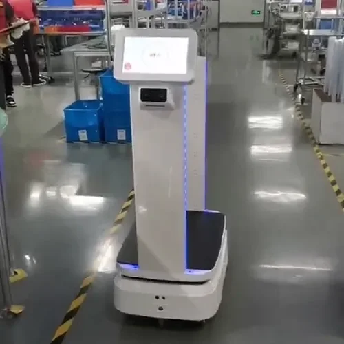 Obrázek 4: Logistika robot warehousing dodání robot AGV chytrý robot chytrý překážka avoidance sebe jízda továrna dílna
