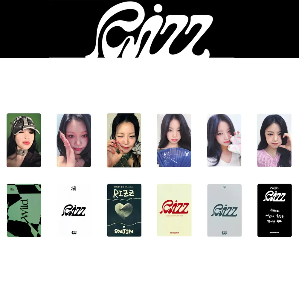 Soojin suizhen Ep rizz อุปกรณ์ต่อพ่วงขนาดเล็กแบบสุ่มบัตร Mona Lisa