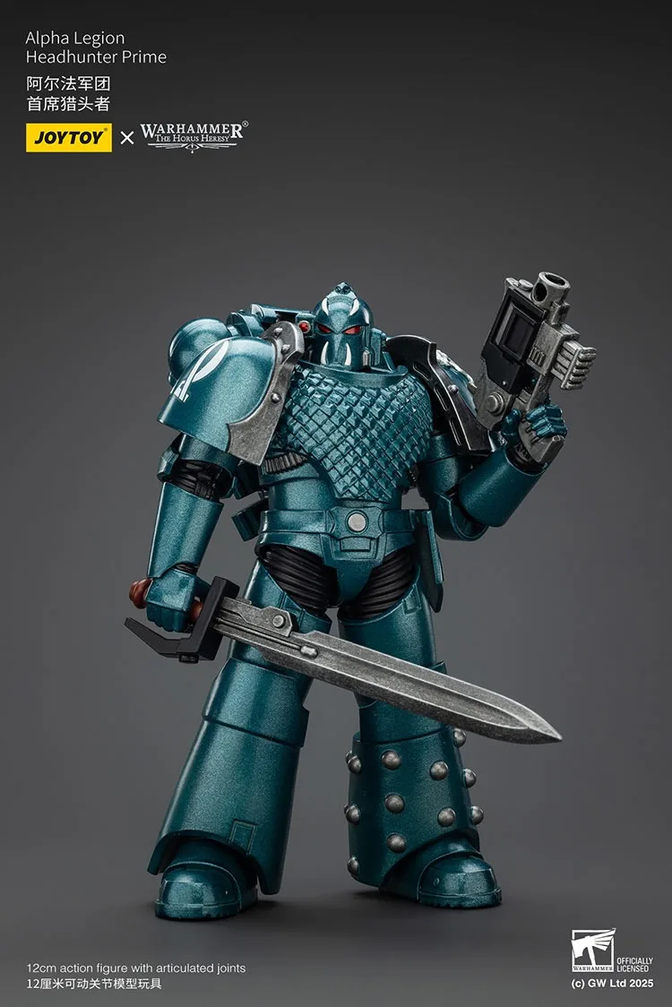 

JOYTOY Warhammer "The Horus Heresy" Alpha Legion Headhunter Prime Action Figures Doll Decoration Gift Collection Original Model