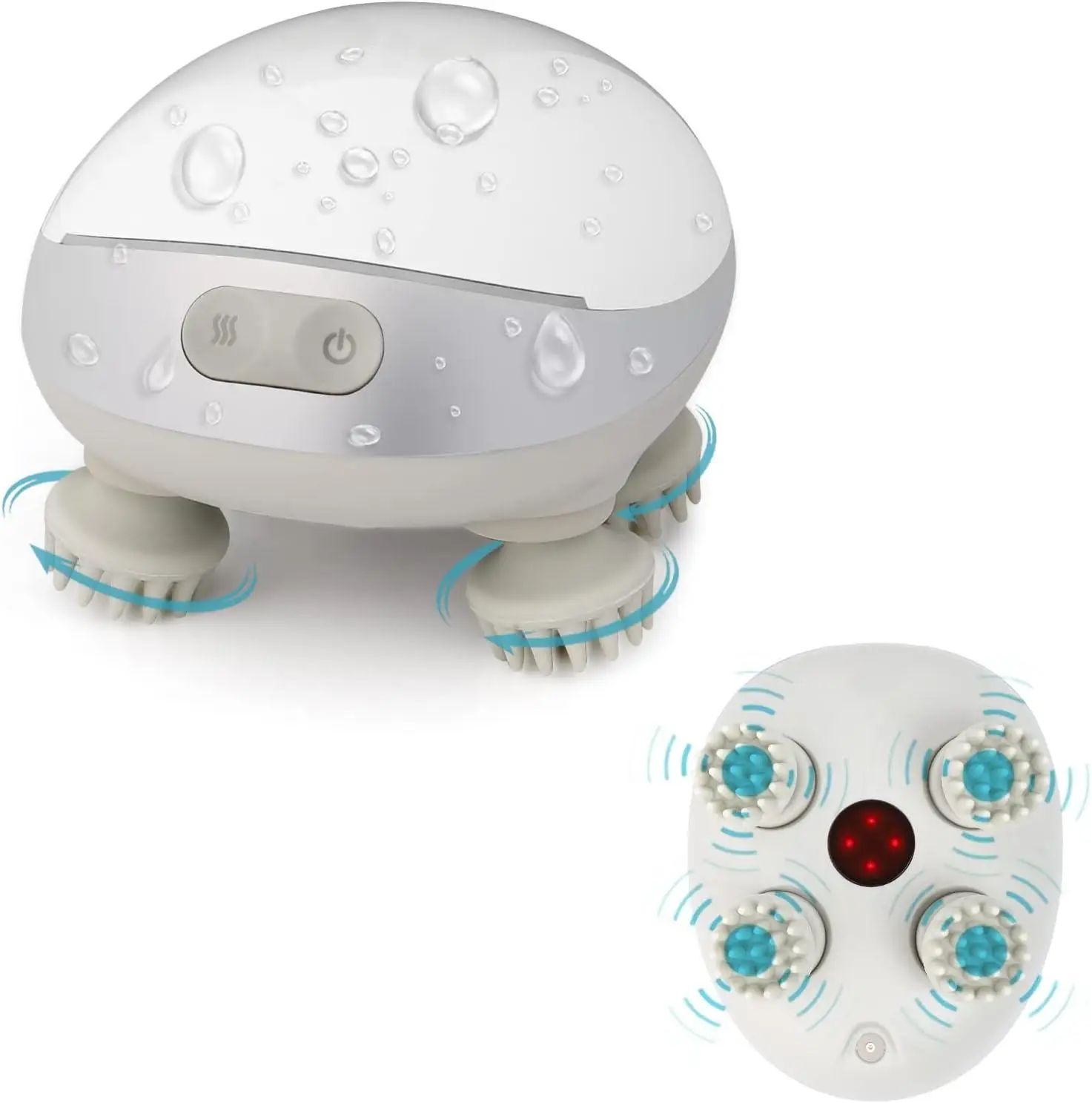 

Waterproof Portable Heated Head Massager Red light therapy for Hair Growth, Stress Relief