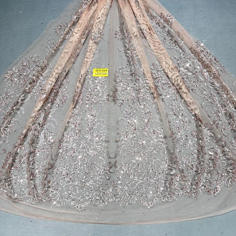 10 yardas de tela africana con - Embroidery Net Dress reseña y precio
