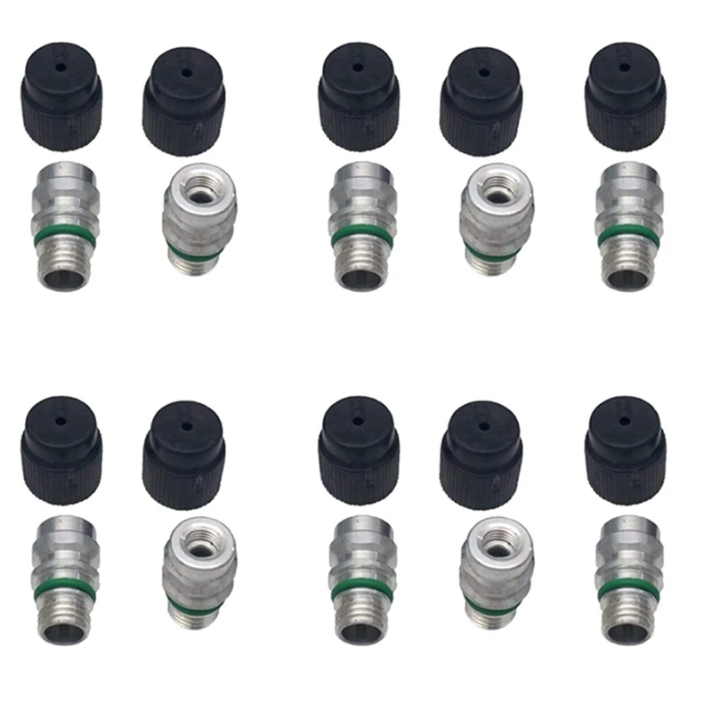 (10 Count) M12X1.5 Male High Side A/C Charge Port Valve Includes Caps For MT0105,800-955, 59946,GM 52458184, 15-5438