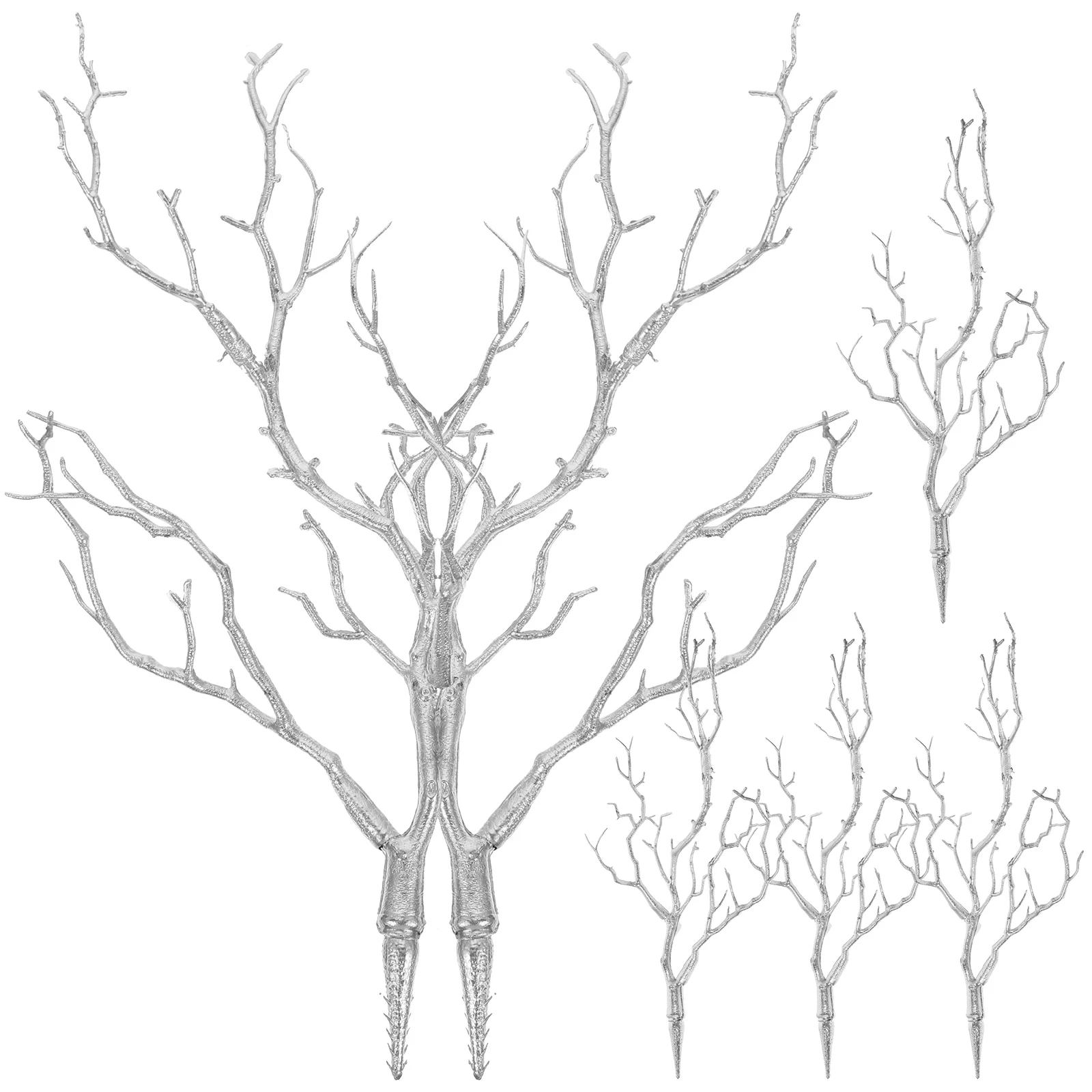 Decoración de árbol simulado, ramas de olivo falsas realistas, enredaderas de plástico altas y flexibles para el hogar, dormitorio, fiesta, relleno de jarrón de caída, 6 uds.