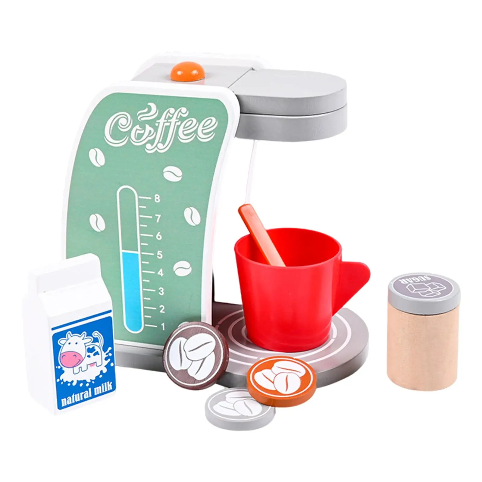Kids Playsets Toys Kitchen Accessories Wooden Simulation Cooking Machine Preschool Pretend Play Toy Early Learning toys