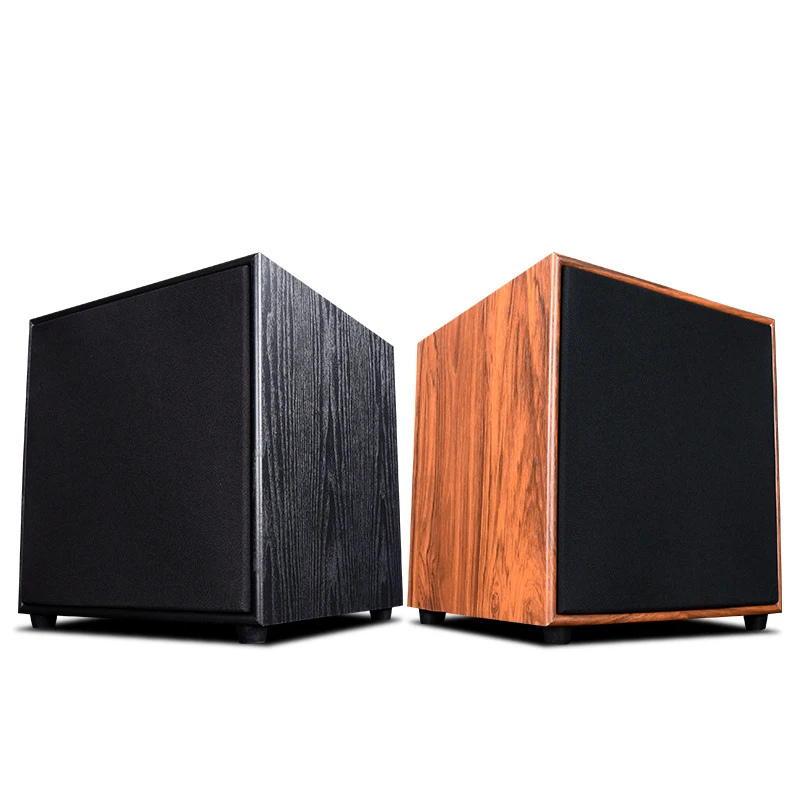 12インチ重低音木製アクティブサブウーファー5.1ホームシアターブックシェルフワイヤレスBluetoothサウンドシステムスピーカー