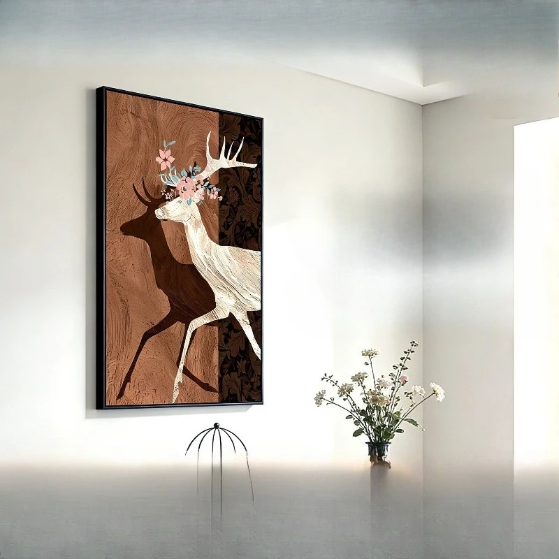 Light Luxury High-end Hanging Painting,homestay Living Room Entrance Sofa Background Wall Canvas Painting,Decoration Painting