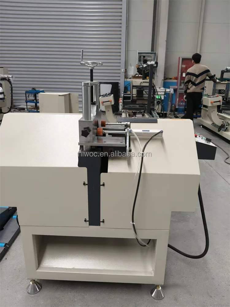 Manufacture UPVC PVC Profile Window Doors Single Head Cutting Saw V Shape Cutting Saw