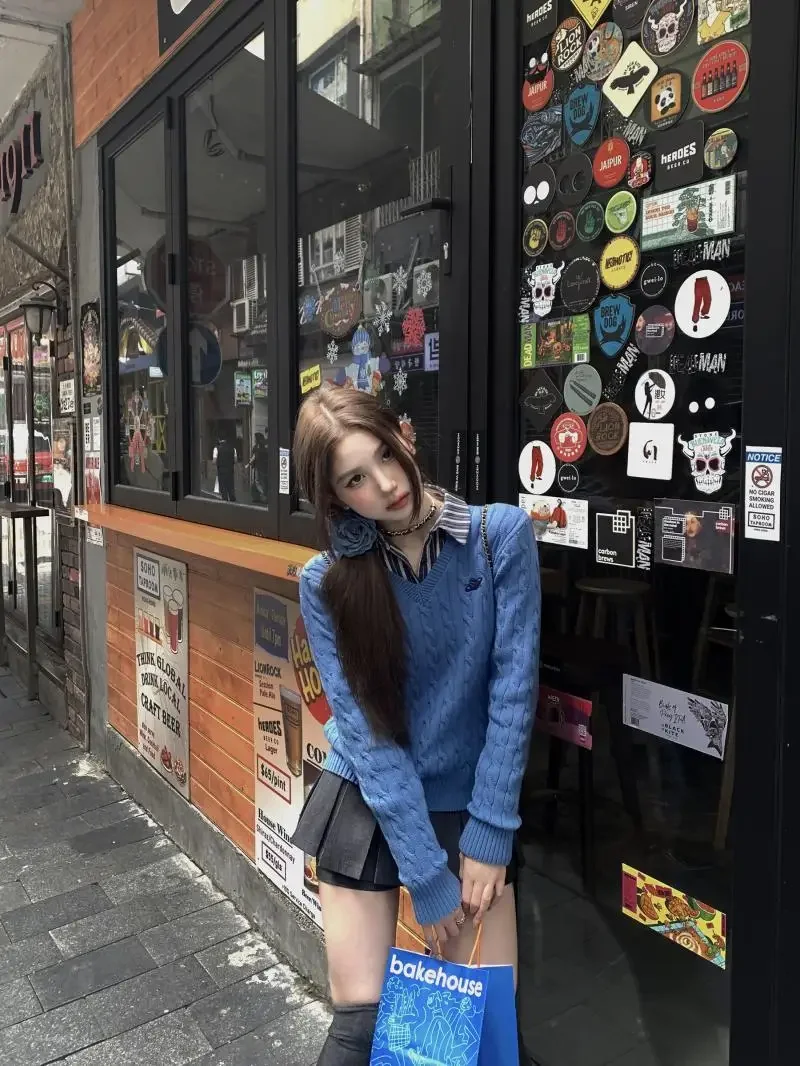 아메리칸 레트로 하이 웨이스트 A 라인 미니 스커트, 프레피 스타일 플리츠 반바지 스커트, 올 매치 섹시 핫 걸, 짧은 JK 스커트 의류