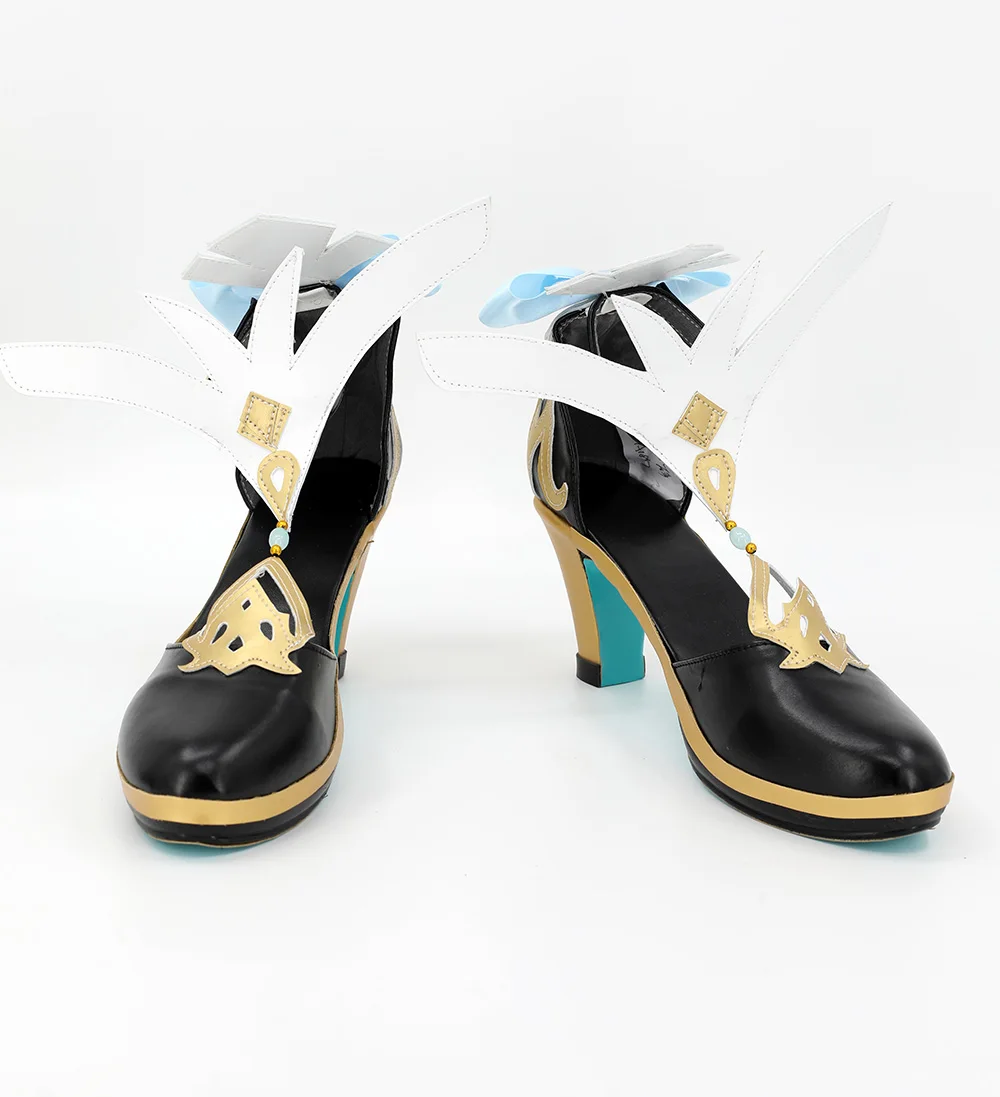 أحذية Genshin Impact Escoffier التأثيرية مصنوعة حسب الطلب من الجلد بأي حجم