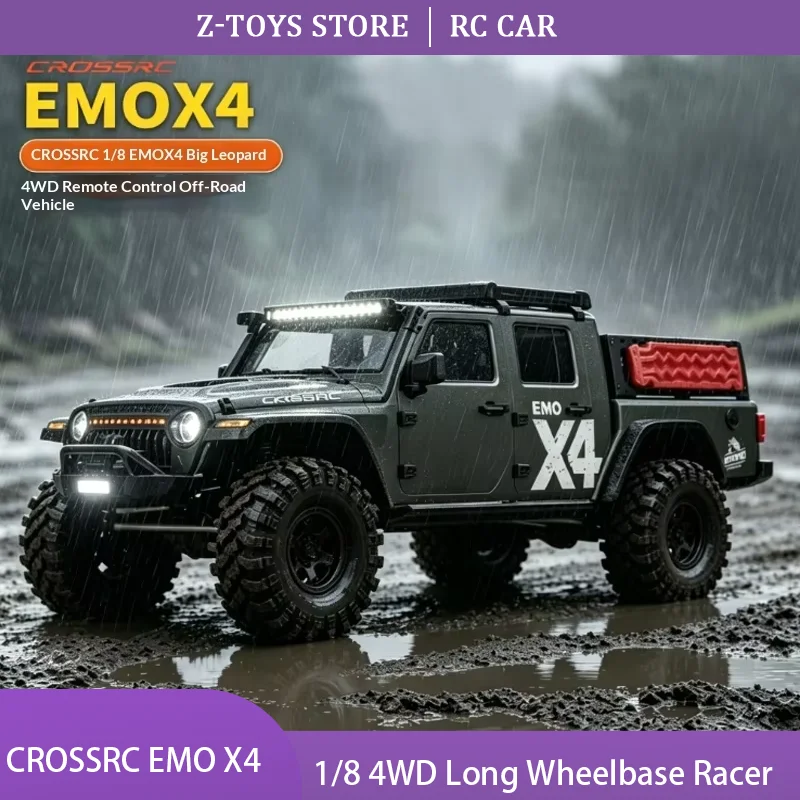 Rc Hobby Grade Crawler - CROSSRC EMOX4 1/8 RC Long Wheelbase