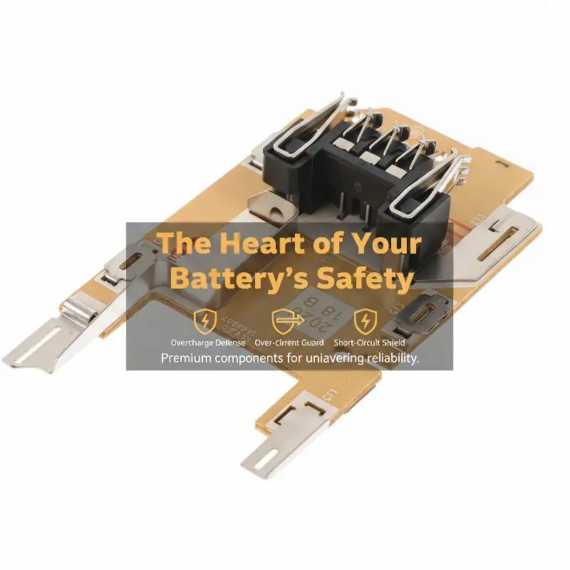 20V 18650 Li Battery Protection Board BMS Smart Charging Module High Current Output for Power Tools Backup Battery