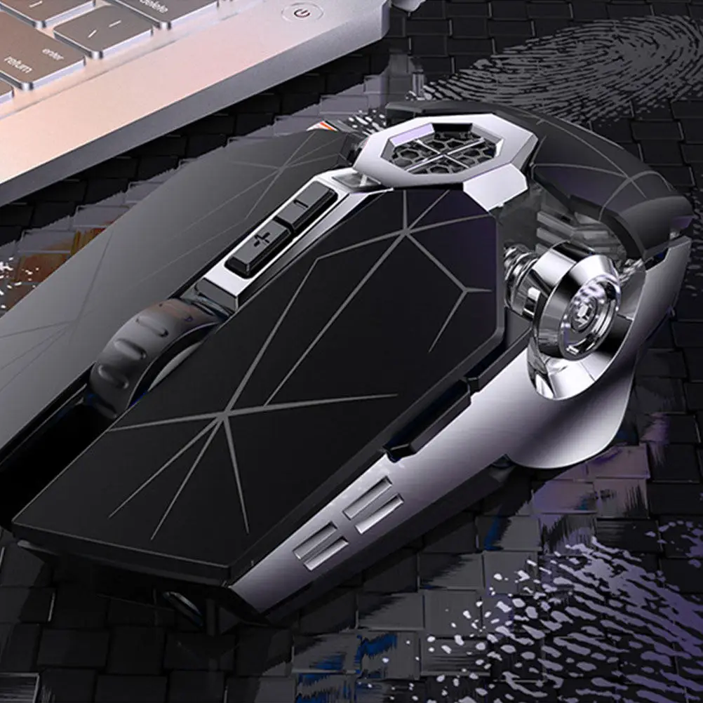 

Эргономичная бесшумная беспроводная мышь, перезаряжаемая, портативная, ультралегкая, для ноутбуков, настольных компьютеров, офисного использования, снижает нагрузку на глаза