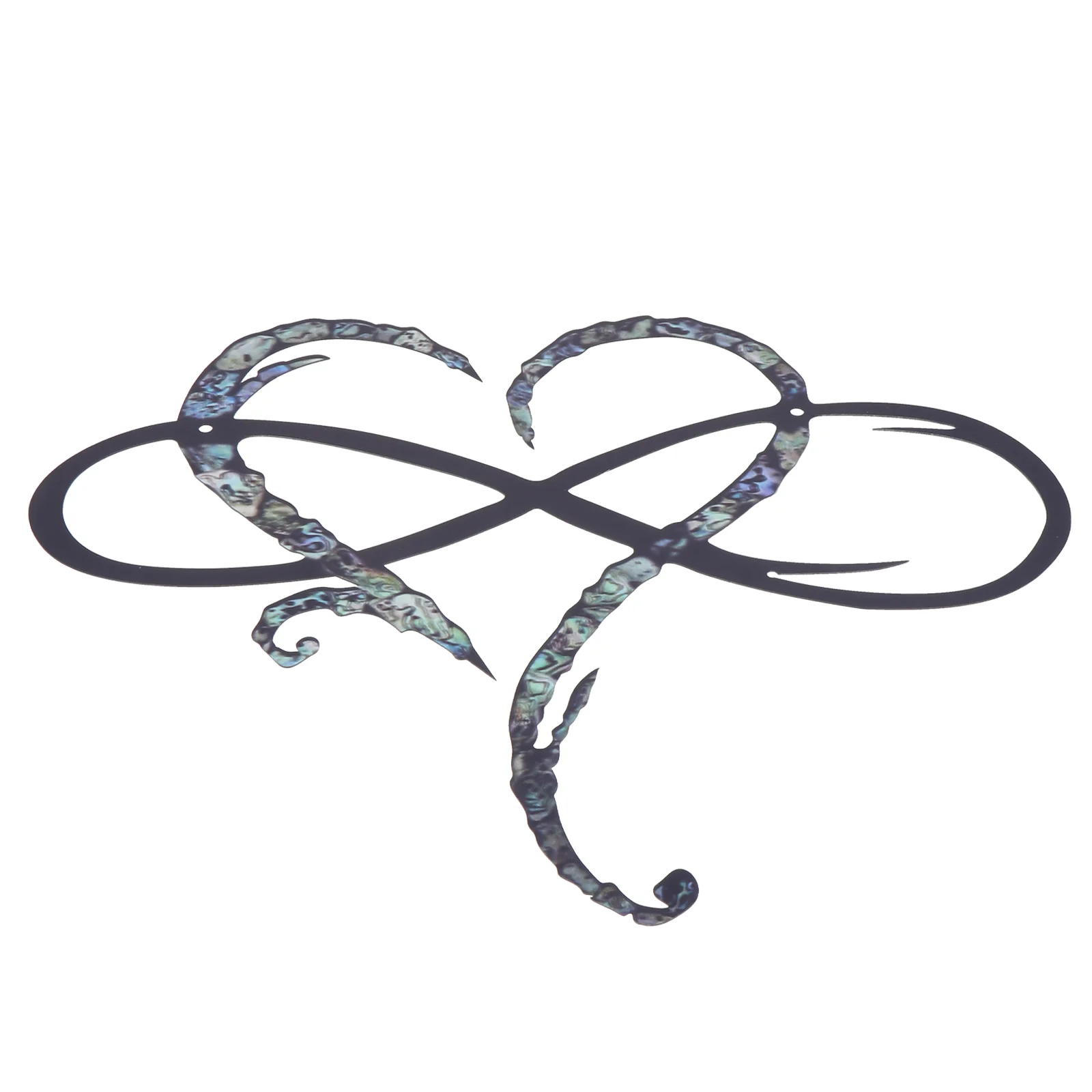 

Exquisite Iron Wall Hanging Decor Metal Ornament For Home Bedroom Living Room Garden Patio Decor Heart Pendant Wrought Rustproof