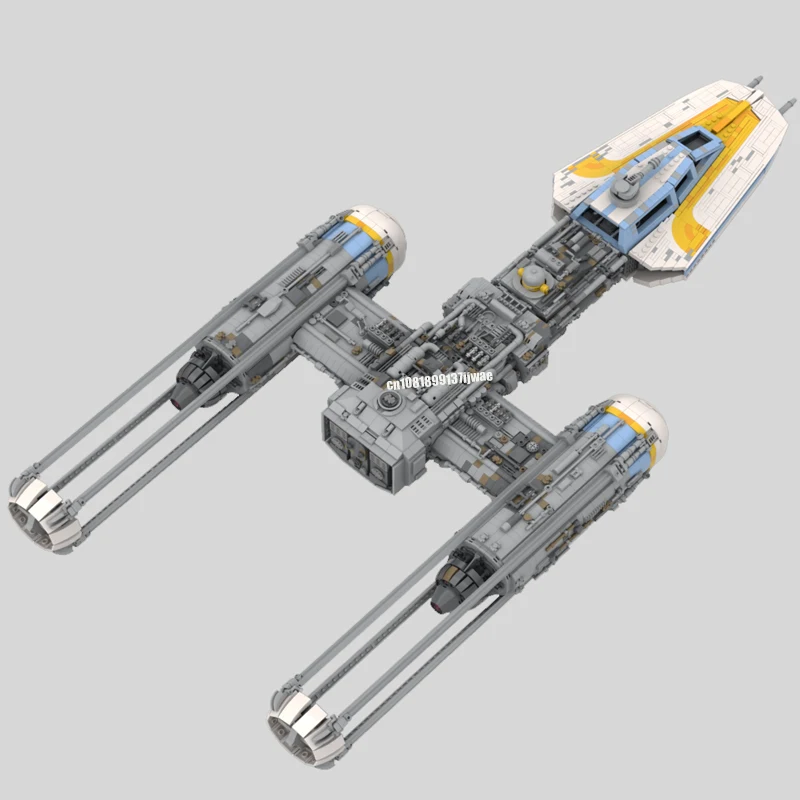 NEW 7841PCS Famous Star Movie MOC Rebel fleet Y-Wing long-range bombers model DIY creative ideas Child Toy Birthday Gift blocks