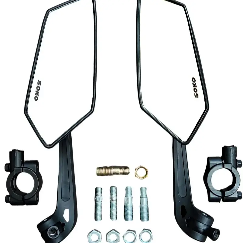 AliExpress Universal Bicycle Motorcycle Scooter E-Bike Cafe Racer Retro Rearview HD Clear Wide Range Back Sight MTB Cycling Accessories