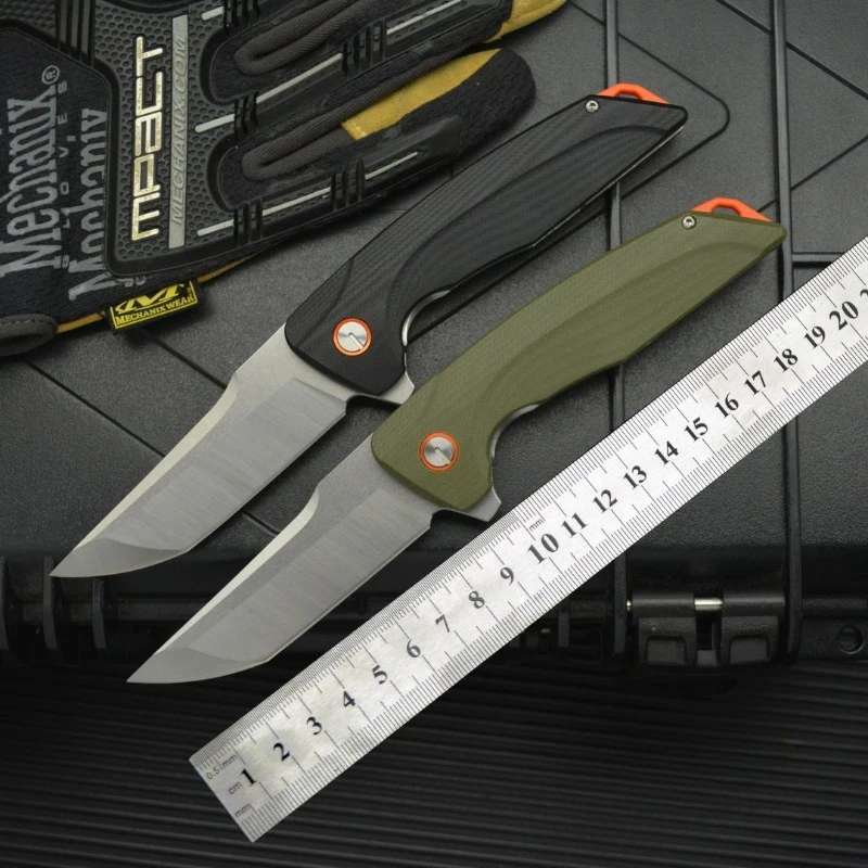 

Складной карманный нож для выживания на открытом воздухе, тактический охотничий нож D2, портативный универсальный нож для самообороны с фруктами, инструменты EDC