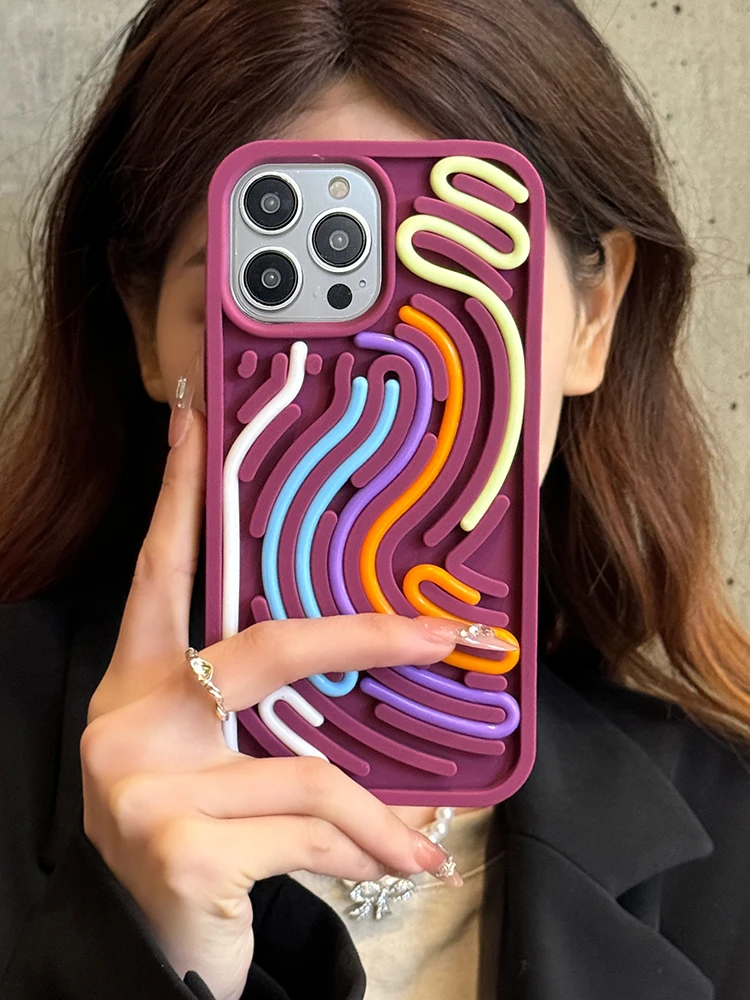 Funny Sensory Activity Board Silicone Decompression Phone Case For iPhone 16 15 14 13 12 11 17 Pro Max Soft Back Cover