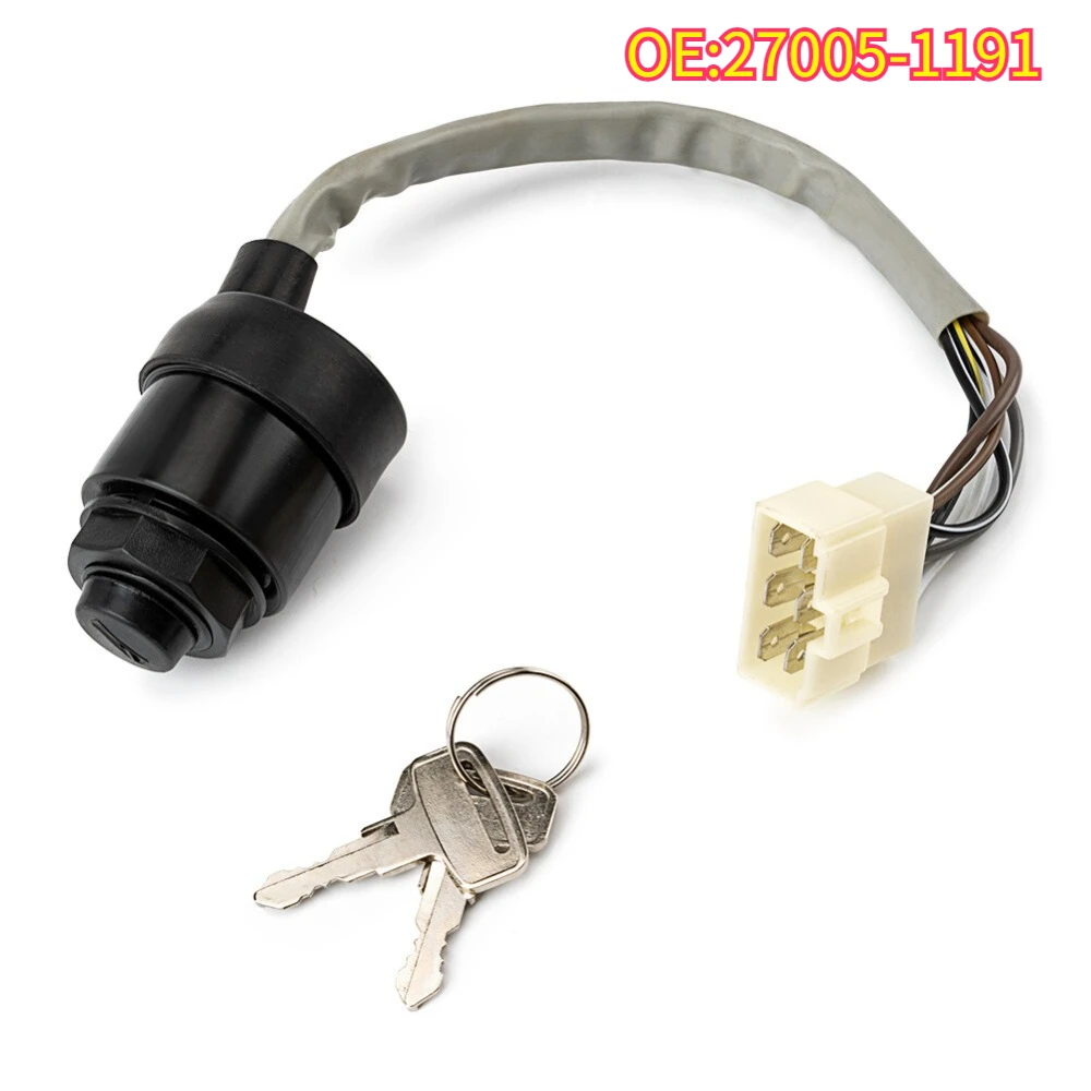 

High quality New For 27005-1191 Ignition Key Switch For Mule 4000 4010 Trans 600 610 KAF 300 Mule 500 520 Replace Kawasaki
