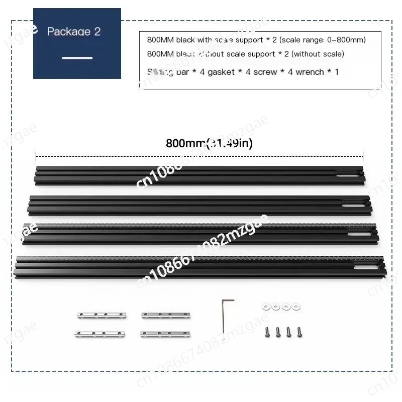 Multi-Functional Adjustable Woodworking Guide Rail, Trimming Machine Milling Groove Engraving Auxiliary Bracket Tool