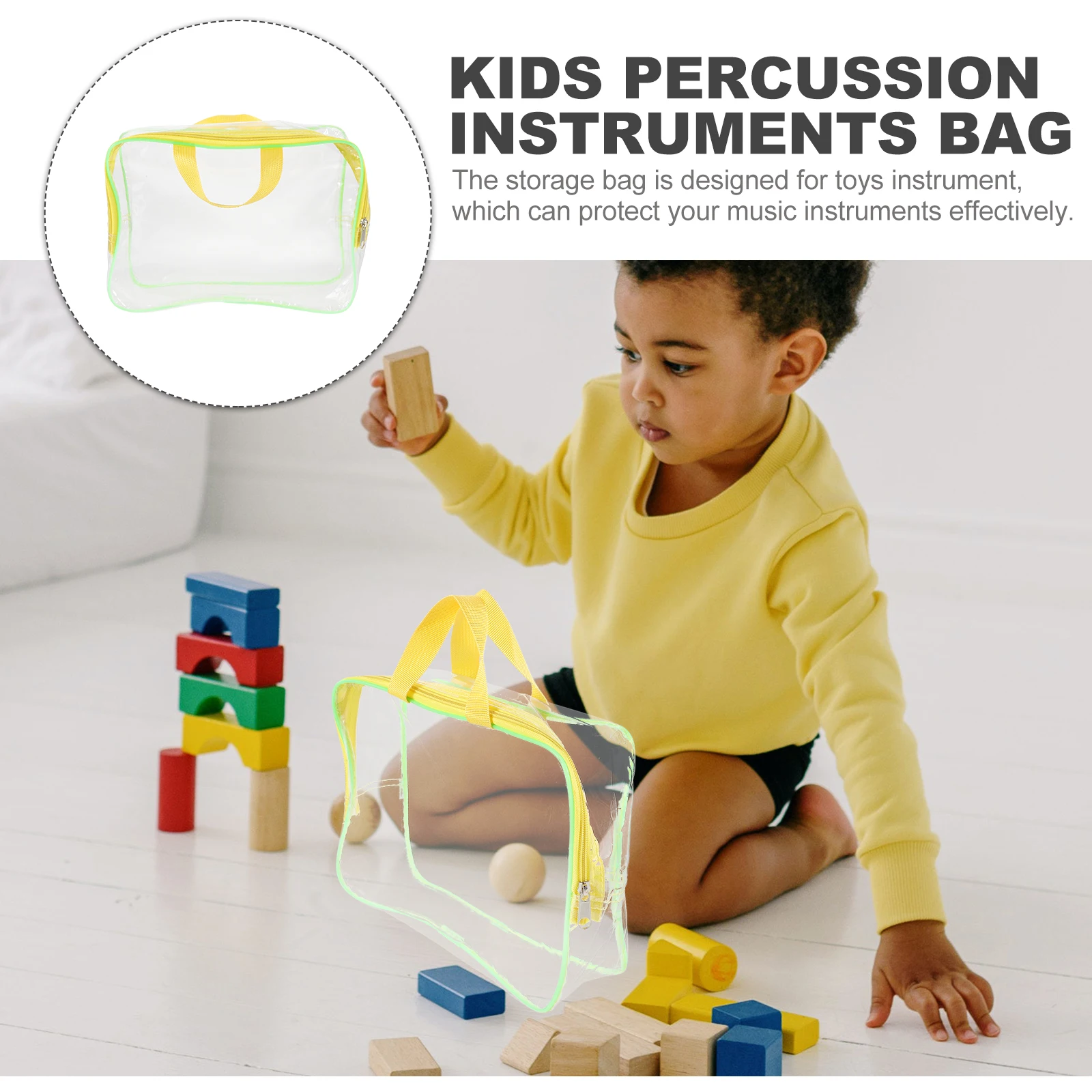 

Percussion Instrument Set Kids' Musical Instruments Bag Toys Tool Toddler Pvc Child
