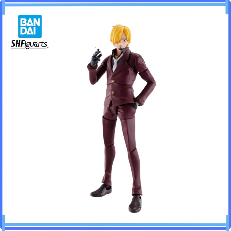 Original In Stock Bandai Shfiguarts Anime One Piece The Raid On Onigashima Sanji Action Figure Model Boxed Toys Gift Genuine