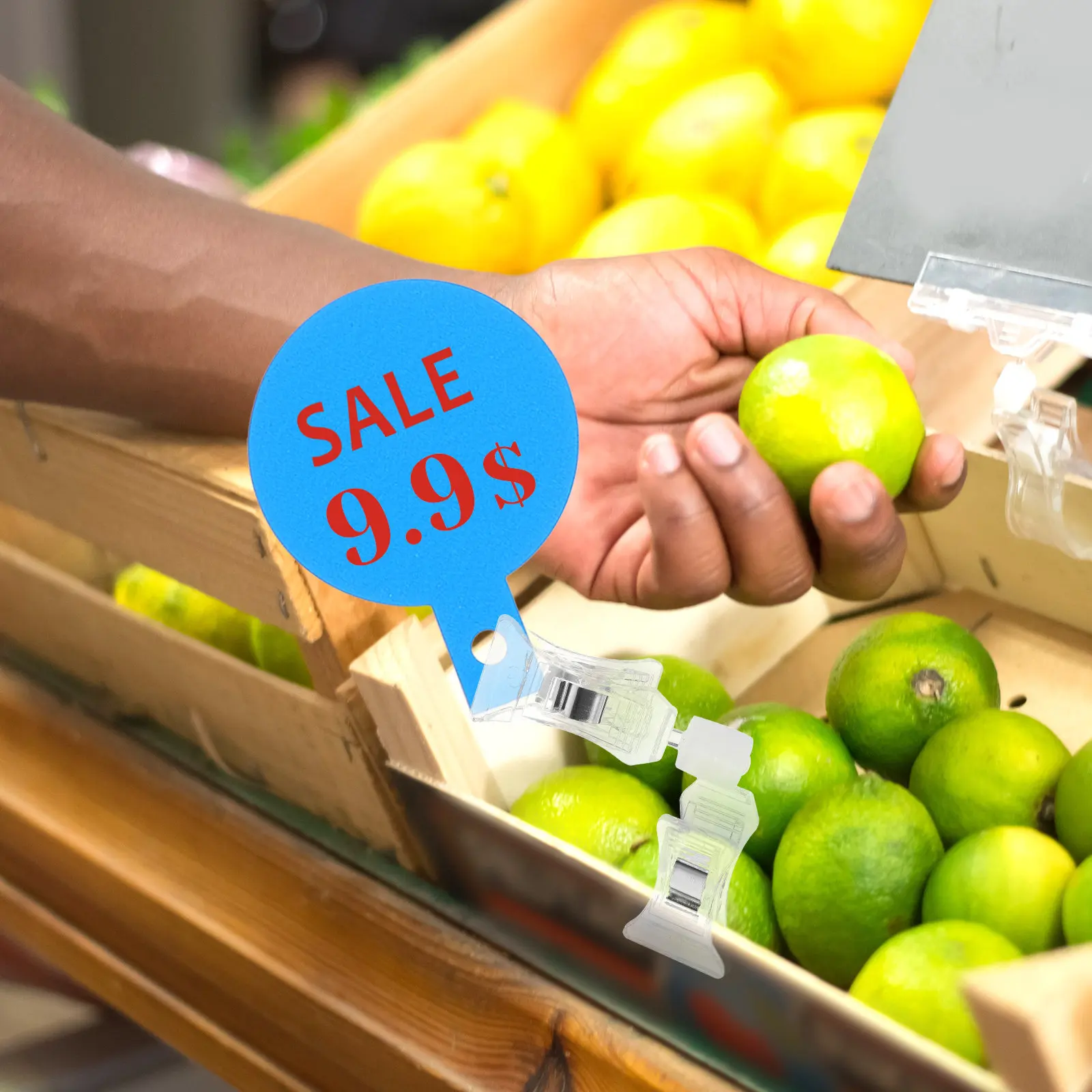 

80Pcs Blank Price Tags for Retail Stores Supermarkets Grocery Shops Shelf Labeling Paper Price Signs Merchandise Identification