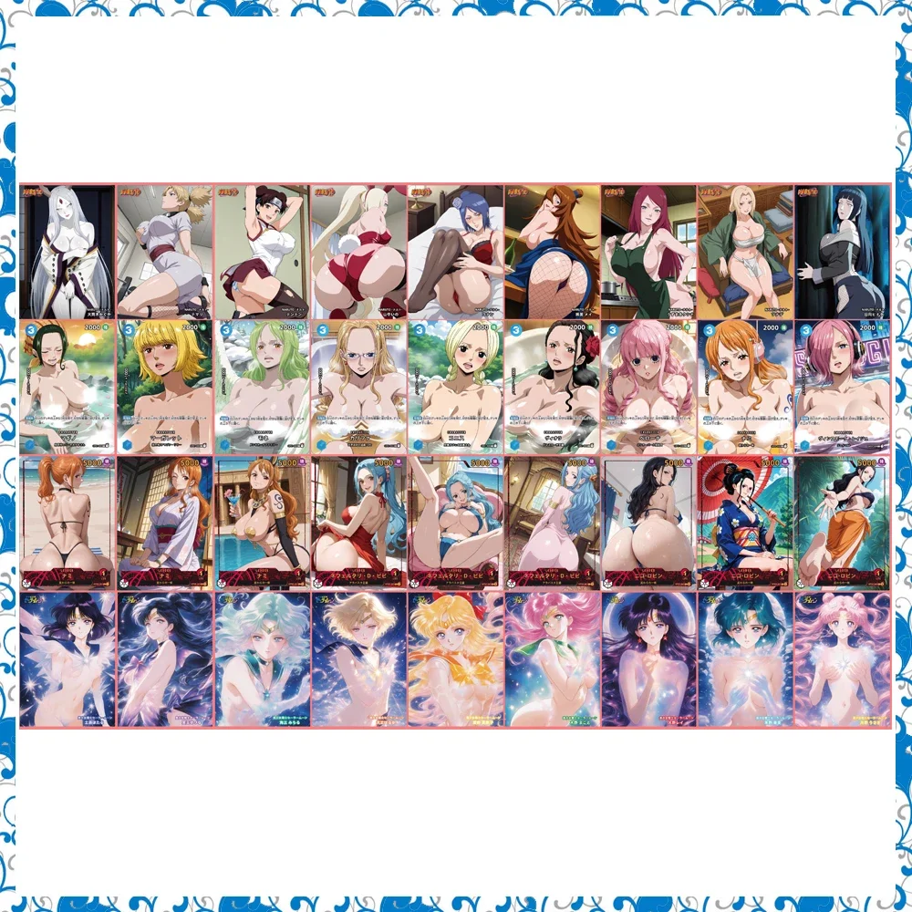 

Коллекционная карта DIY ACG One Piece Naruto Anime Tenten Ootutuki Kaguya Monet Viola Сексуальная игра для мальчиков Игрушка Фестиваль Подарок на день рождения