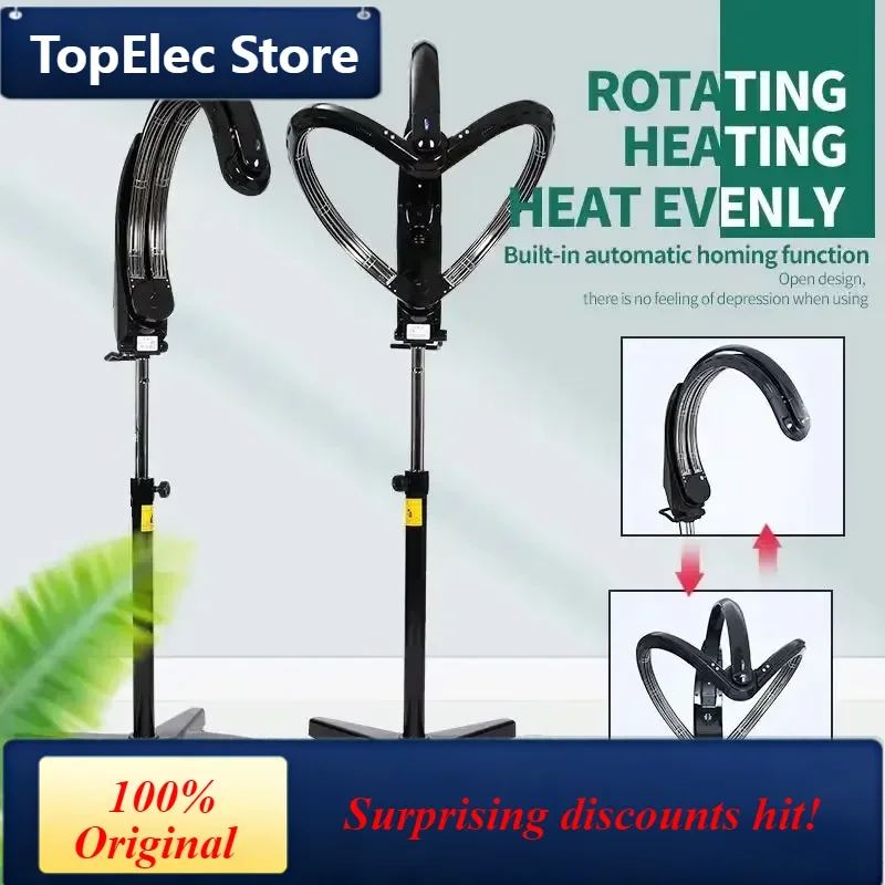 TopElec Climazone Adjustable Temperature Hair Dryer for Salon Spa Barber Shop with Stand - Hairdressing Equipment New Design