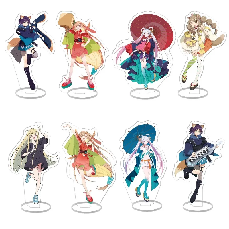 15cm-anime-princesa-cosmica-kaguya-suporte-de-acrilico-ornamentos-placa-de-mesa-chaveiro-decoracao-para-colecao-e-presente-para-amigos