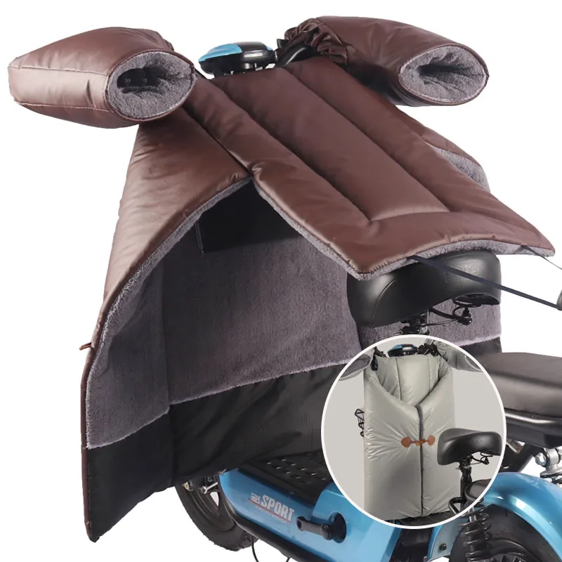 HOT Winter Foldable Windproof Quilt Thickened Fleece-Lined Leg And Chest Protector Against Cold Electric Scooter Accessory