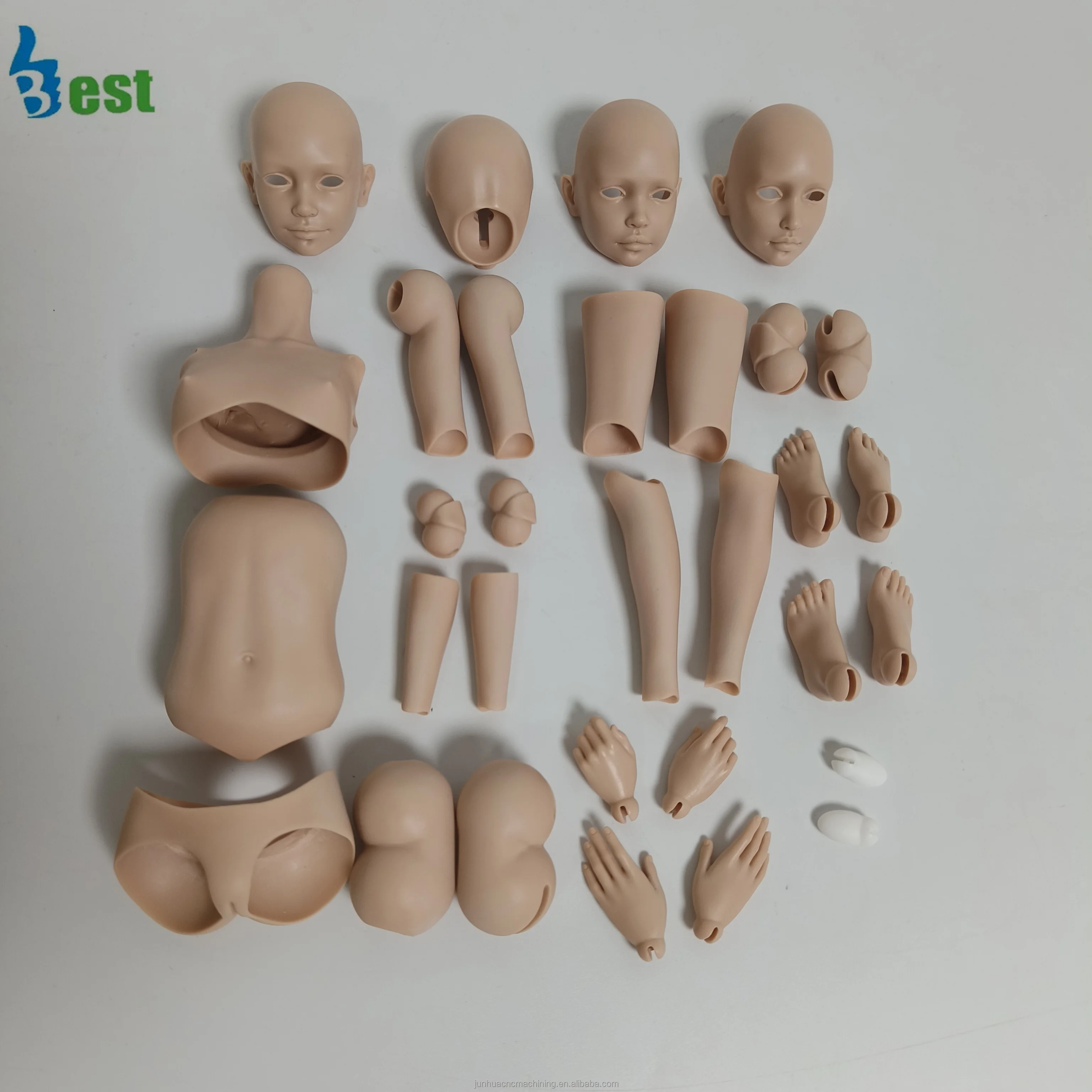 factory custom bjd Doll Movable Joints OEM vacuum casting parts for Girl toy model