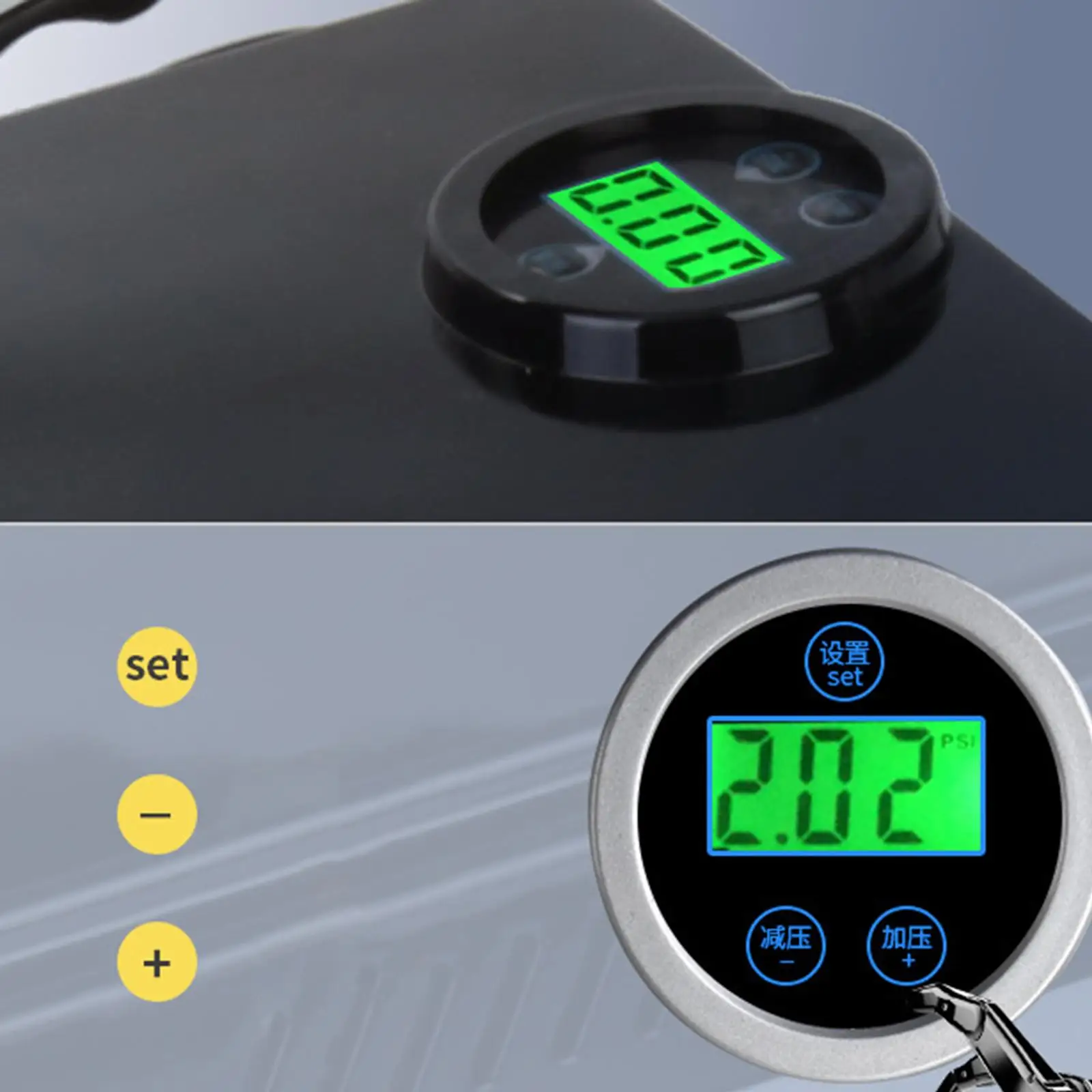 Multi Nozzle Electric Air Pump Inflator Deflator for Inflatable Boat Rubber Boat Surfboard Swimming Ring 12V DC Quick Inflate