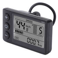 24V 36V 48V Electric Bicycle S866 LCD Display Meter E-bike Control Panel with Waterproof Plug E-bike Motor