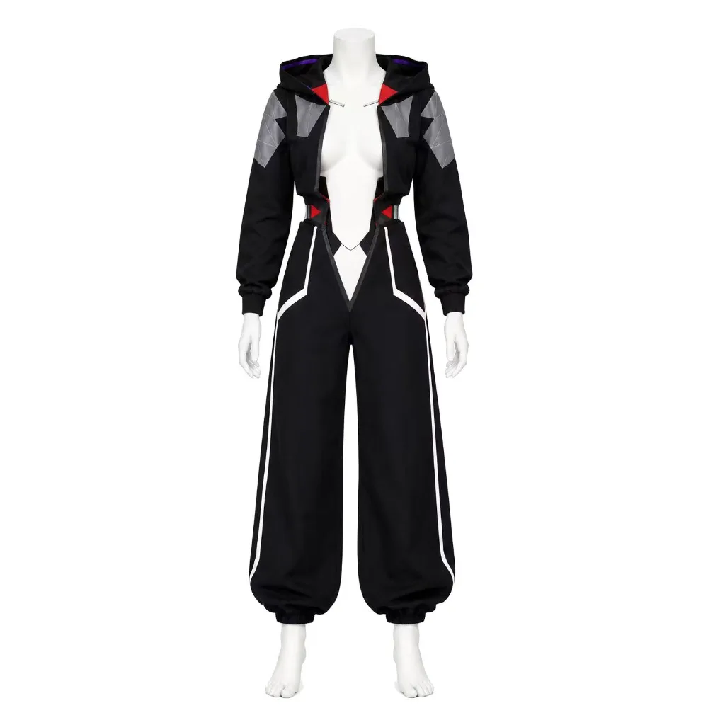 Cyberpunk Edgerunners 2 Talia Yang Same Style Cosplay Costume Hooded Jacket Loose Cuffed Sweatpants Character Casual Halloween - view 6