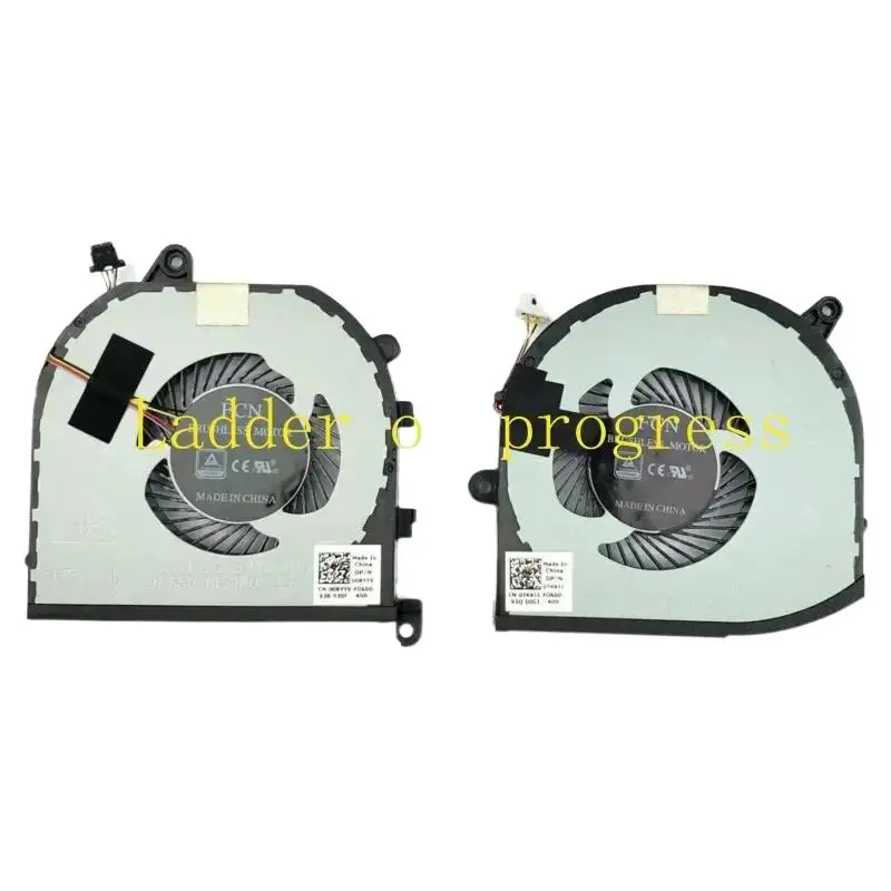 

WYORESY Genuine For DELL XPS 15 9570 7590 Precision 5530 P56F002 Laptop CPU GPU Cooling Fan #