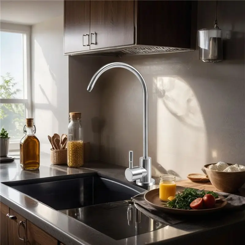 SOFT-Kitchen Direct Drinking Water Filter Tap 304 Stainless Steel Ro Faucet Purify System Reverse Osmosis Robinet Cuisine Tornei