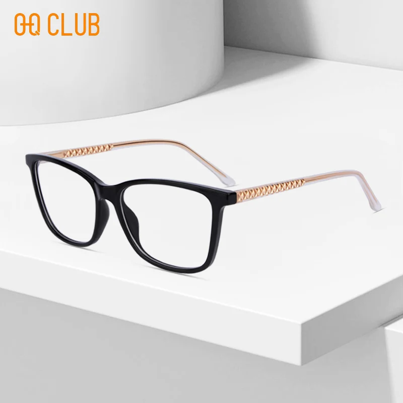 

O-Q CLUB Women's Grade Glasses for Man 2025 Prescription Blue Light Lenses to Read Reading Glass Transparent Eyepieces Eyewear
