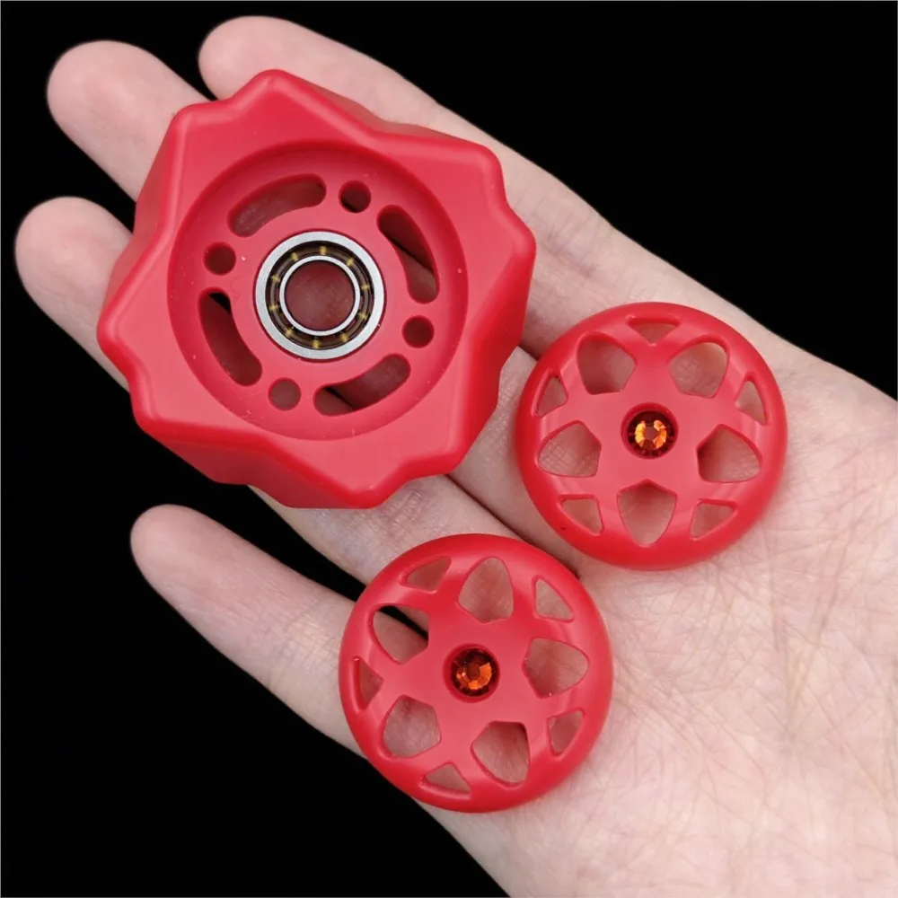 ของเล่นฟิดเจ็ตสปินเนอร์โลหะ YOUBING EDC ซากุระ ไทเทเนียม สำหรับผู้ใหญ่ ของเล่นแก้เครียดแปลกใหม่ ไจโรสโคป