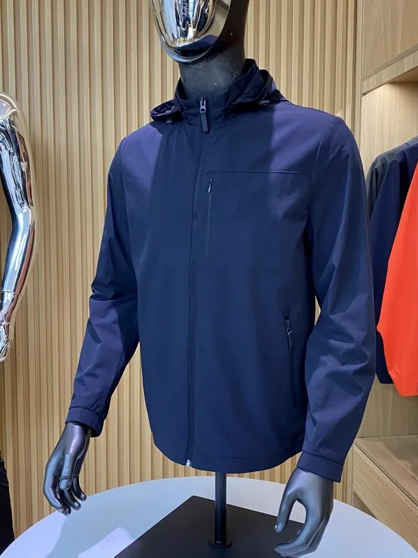 

Traveler Series Men's Lightweight Breathable Sl Sed Jaet Faionable Urban Commute Sle Nylon Polyester Blend