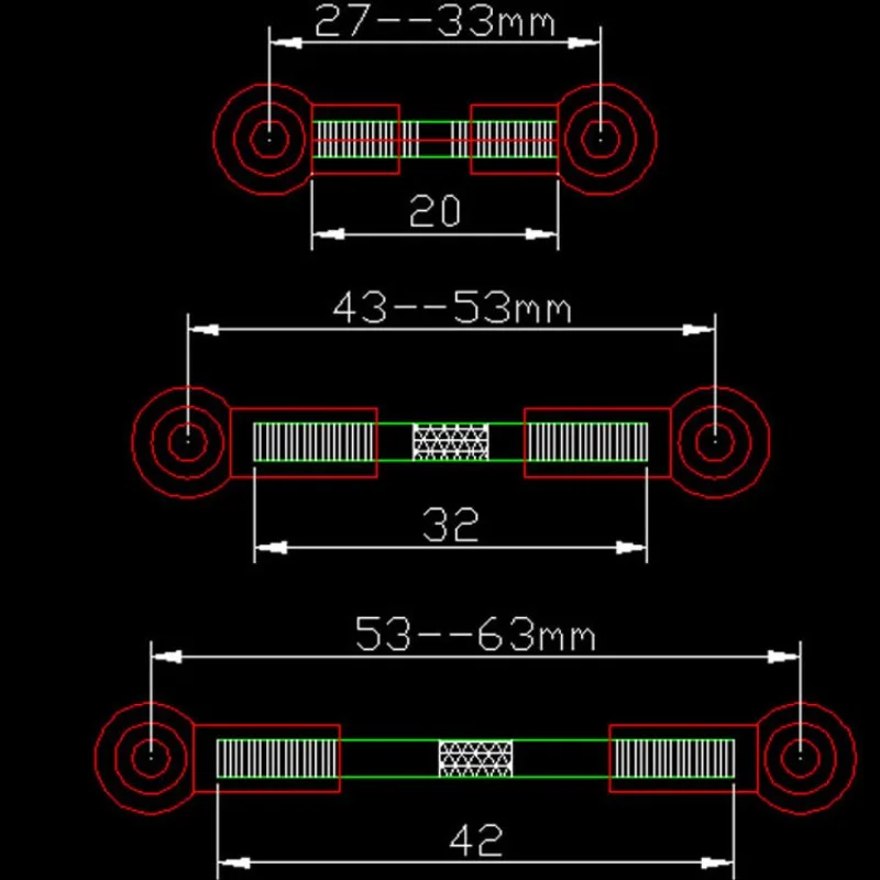 Modèle télécommandé rotule tige push-pull télécommande bateau escalade simulation voiture rotule push-pull tige