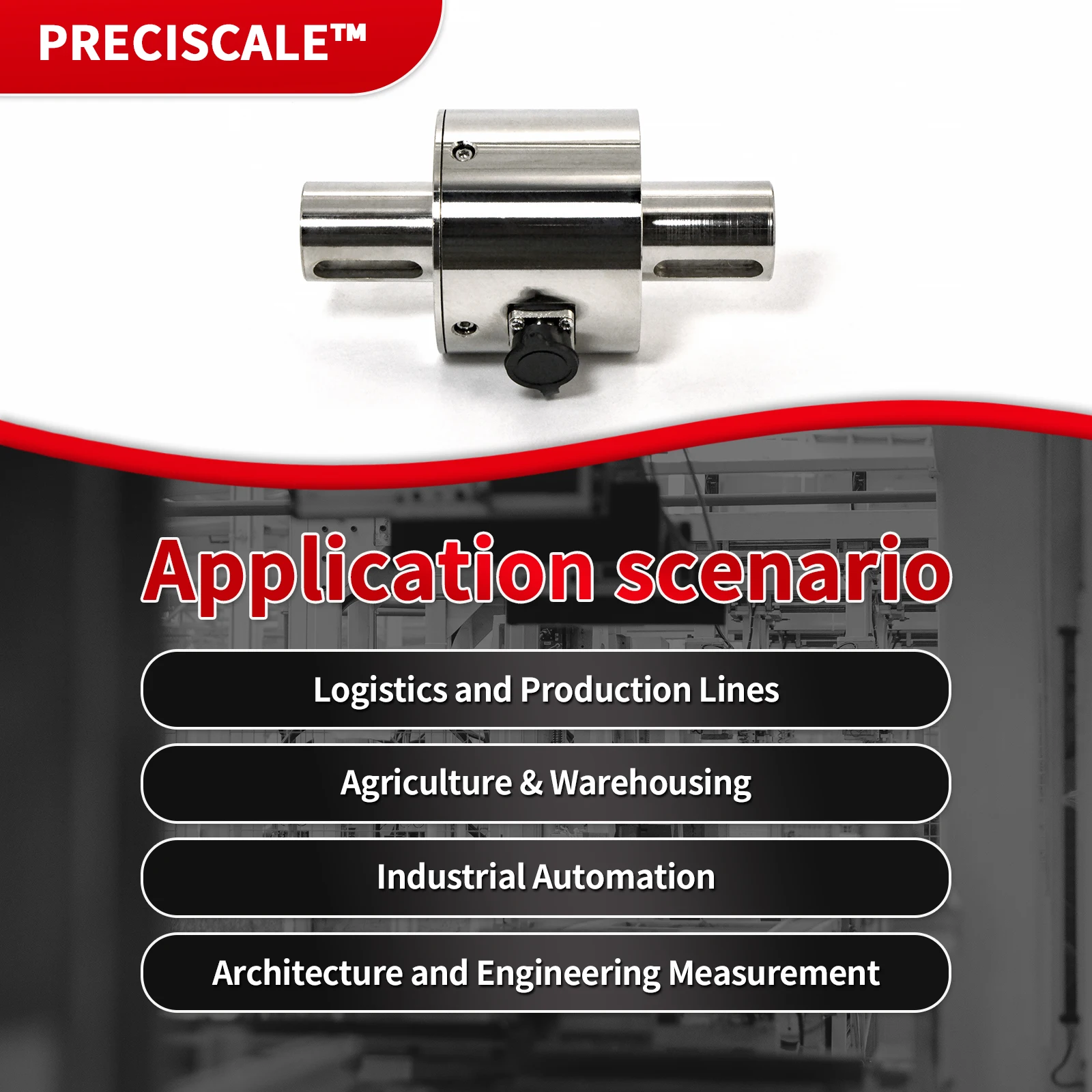 Double-keyhole Static Torque Sensor,Rotational and Twisting Forces