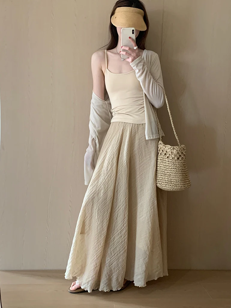 

Sweet Casual Lady Style Three-Piece Set Spring New Arrival High Waist Slim Fit Cotton Breathable Comfortable Women's Fashion ...