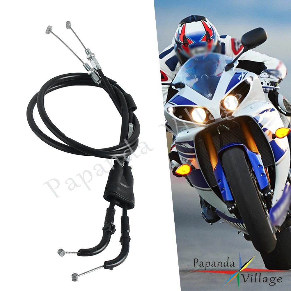 73cm Motorcycle Straight Head Gas Throttle Oil Cable For YAMAHA YZF-R1 YZF R1 07-2014 Replacement Throttle Wire Line Accessories