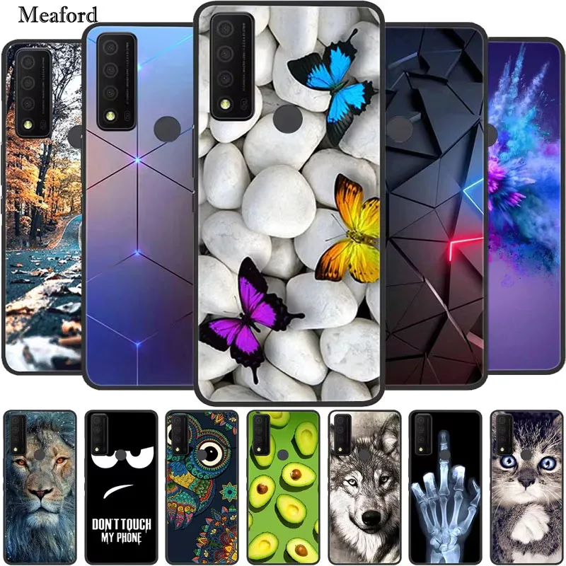 Animal Case For TCL 30 XE 5G TPU Soft Silicone Back Cover for TCL 30 XE 5G Phone Case TCL 30 V 30V 5G T781S Shockproof New Funda