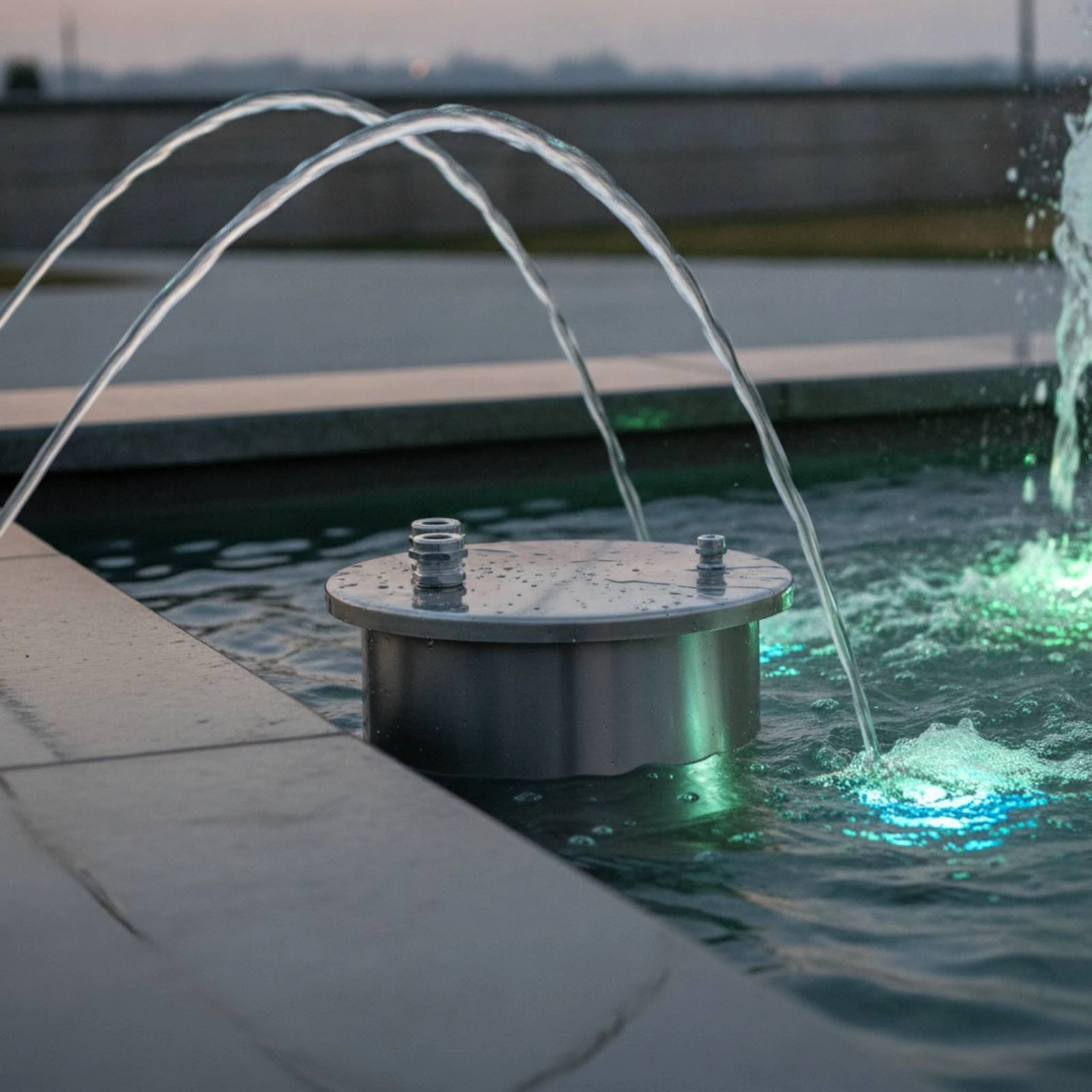 Underwater Transformer Housing Sealed Fountain Light Transformer Housing Watertight Junction Box Brushed Silver