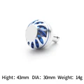 30mm silve blue