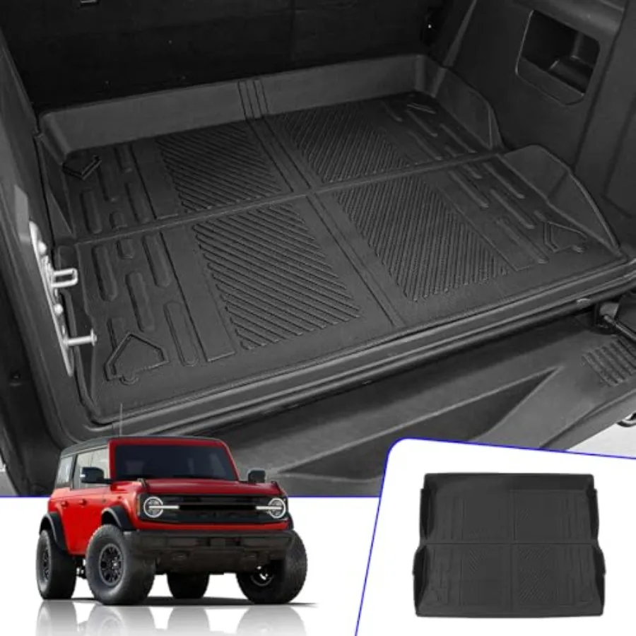 

Cargo Compatible with 202-2025 2026 Ford Bronco 4 Door Cargo Cargo Liner All Weather Liner 2025 Bronco Accessories