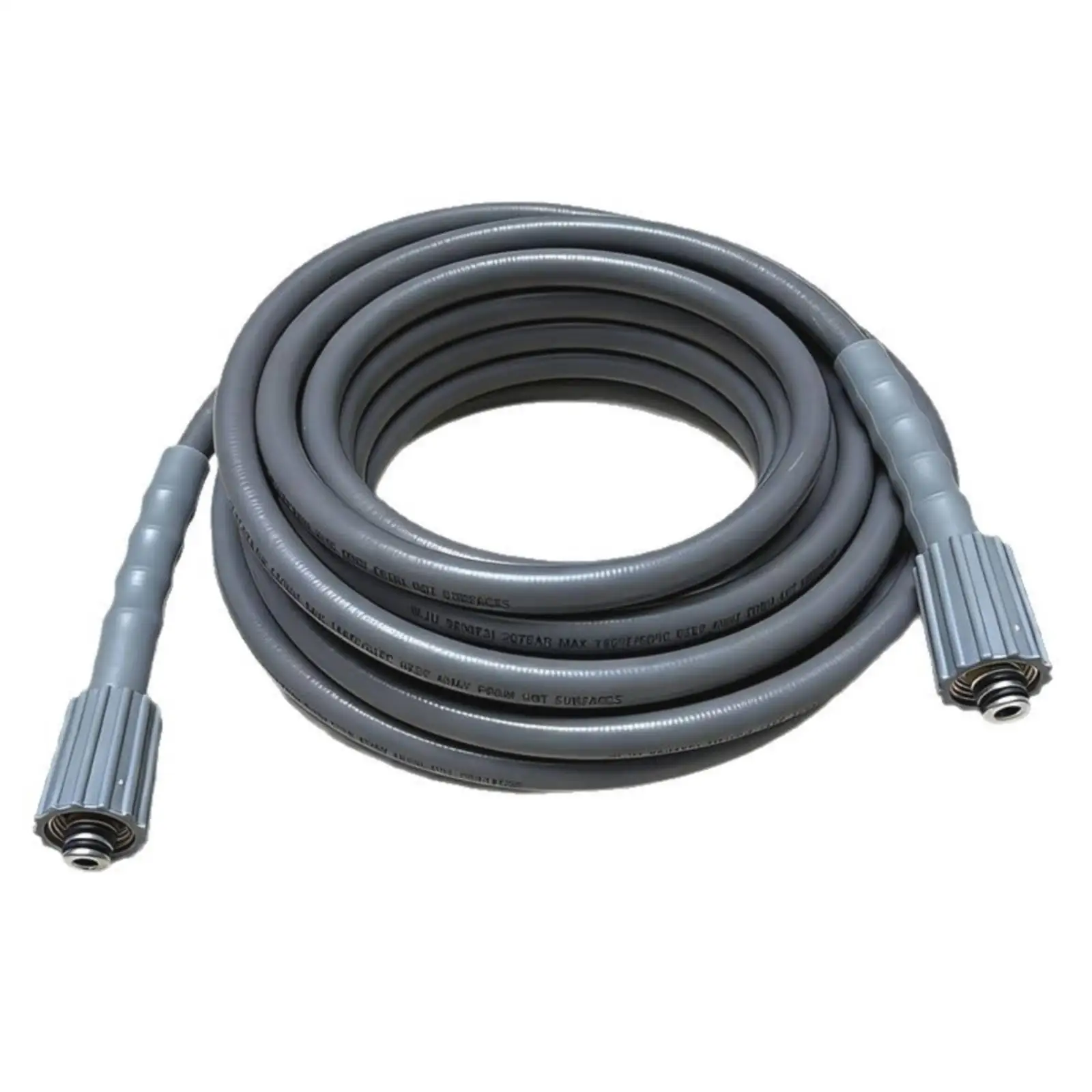 Flexible High Pressure Hose Nozzle for Pressure Washer Heavy Duty PVC Fiber Built Double Sided Adapter for Patio