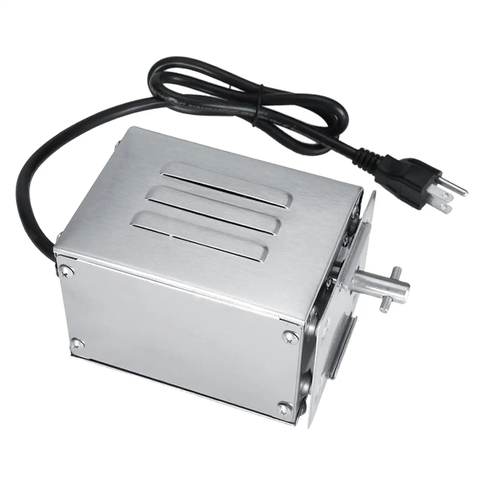 

Electric BBQ Grill Rotating Motor 5RPM Stainless Steel BBQ Rotisserie Grill Motor Roaster Spit Rotisserie Motor 110V 70KG